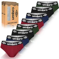 Majtki męskie - Umbro Slipy Majtki Męskie Bawełniane Zestaw 8 sztuk Rozmiar XXL - miniaturka - grafika 1