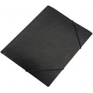 Teczki i skoroszyty - PANTA PLAST Teczka na gumkę A4 simple czarna - miniaturka - grafika 1