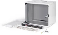 Szafy rack - DIGITUS Netzwerk-Set 483 mm 19" - 9HE, 540x400 mm BxT we - miniaturka - grafika 1