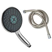 Słuchawki prysznicowe - VidaXL Wielofunkcyjna słuchawka prysznicowa z wężem 1,5 m, chromowana - miniaturka - grafika 1