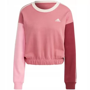 Bluza damska adidas Essentials 3-Stripes Crop różowa IC9875 L - Bluzy damskie Bluza damska adidas Essentials 3-Stripes Crop różowa IC9875 L - Bluzy damskie - miniaturka - grafika 1