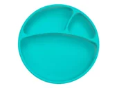 Zabawki interaktywne dla dzieci - MinikOiOi Zielony - Talerzyk Silikonowy Z Przegródkami - Green - MinikOiOi TALERZYK GREEN - miniaturka - grafika 1