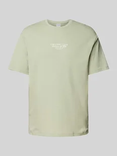 T-shirt o kroju oversized z nadrukiem z logo - Koszulki męskie - miniaturka - grafika 1