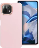 Etui i futerały do telefonów - OEM Futerał FRAME do XIAOMI Mi 11 Lite 5G / Mi 11 Lite LTE ( 4G ) / Mi 11 Lite NE  pudrowy róż - miniaturka - grafika 1