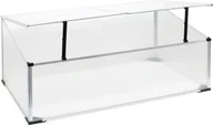 Szklarnie ogrodowe - Szklarnia szkieletowa Wiltec wykonana z aluminium, 100 x 60 x 40 cm, grządka warzywna z zamykanym dachem i 2 skrzydłami, odporna na warunki atmosferyczne, ochrona UV - miniaturka - grafika 1