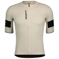 Bluzy sportowe męskie - Męska koszulka kolarska Scott Jersey M's Endurance Pro SS Rozmiar: XL / Kolor: beżowy - miniaturka - grafika 1