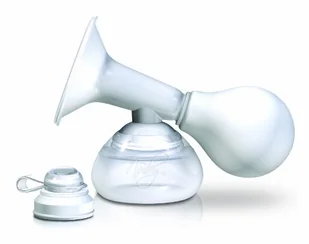 Nûby 676590 Natural Touch pompka do mleka ekspresowa, przezroczysta - Laktatory - miniaturka - grafika 1