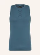 Koszulki i topy damskie - X-Bionic Top Do Biegania Xceed blau - miniaturka - grafika 1