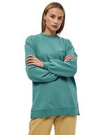 Swetry damskie - Beyond Now Damska bluza Jaden GOTS Long Sweter, North Atlantic, XXL - miniaturka - grafika 1