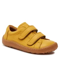 Buty dla chłopców - Sneakersy Froddo Barefoot Base G3130240-6 S Żółty - miniaturka - grafika 1