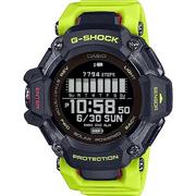 Casio Męski cyfrowy zegarek kwarcowy z plastikowym paskiem GBD-H2000-1A9ER, ZIELONY, pasek