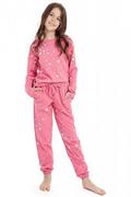 Piżamy dla dziewczynek - Taro Eryka 3048 różowa piżama dziewczęca - miniaturka - grafika 1