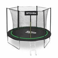 Trampoliny - Spokey Trampolina Jumper 8FT średnica 244 cm zielona 927882 - miniaturka - grafika 1