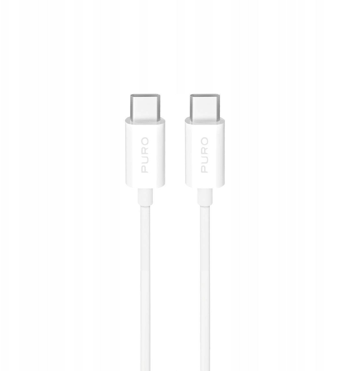 Kabel Puro TPE 25W USB-C - USB-C 3m - biały