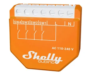 Shelly Inteligentny sterownik Qubino Wave i4 - Systemy inteligentnych domów - miniaturka - grafika 1