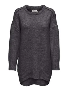 ONLY Sweter w kolorze antracytowym - Swetry damskie - miniaturka - grafika 1