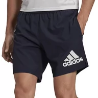 Spodnie sportowe męskie - Spodenki adidas Run It Short HB7474 - granatowe - miniaturka - grafika 1