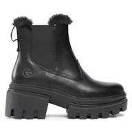 Botki damskie - Botki Timberland Everleigh Bt Wrm Ln Chls TB0A5ZNV0151 Czarny - miniaturka - grafika 1