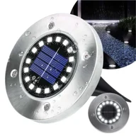 Lampy ogrodowe - Lampka Solarna Ogrodowa Wbijana 16 LED, Gruntowa Lampa Najazdowa Wodoodporna BLIXTAR - miniaturka - grafika 1