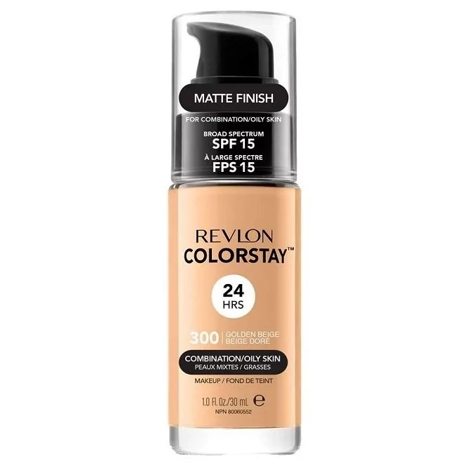 Revlon ColorStay podkład z pompką do cery mieszanej i tłustej z kompleksem SoftFlex 300 Golden Beige 30ml