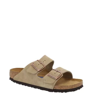 Klapki i japonki damskie - Birkenstock Skórzane klapki Arizona BS - grafika 1