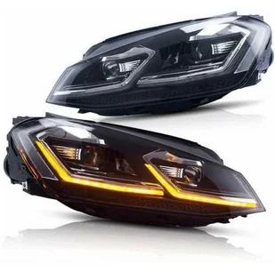 Lampy Volkswagen Golf 7 Przód Chrome - Żarówki samochodowe - miniaturka - grafika 1