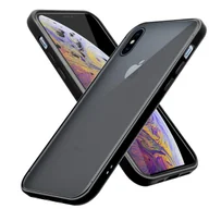 Etui i futerały do telefonów - Pokrowiec Etui Do Apple iPhone XS MAX w Matowy Czarny TPU Hard Case Obudowa Ochronny Cadorabo - miniaturka - grafika 1