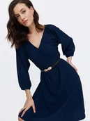 Sukienki - Sukienka damska granatowa - SSU4728GR sukienka - TOP SECRET - Odzieżowy sklep internetowy TOP SECRET - miniaturka - grafika 1