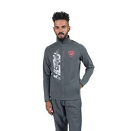 Bluzy narciarskie - Bluza Rossignol męska New Hero Classique Clim szara - XL - miniaturka - grafika 1