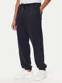 Spodnie sportowe męskie - Tommy Hilfiger Spodnie dresowe UM0UM03627 Niebieski Regular Fit - miniaturka - grafika 1