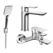 Baterie umywalkowe - Mexen Alfa R62 zestaw wannowy, chrom - miniaturka - grafika 1