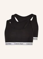 Biustonosze - Calvin Klein Biustonosz Bustier, 2 Szt. schwarz - miniaturka - grafika 1