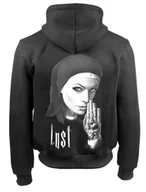 Bluzy męskie - bluza ART BY EVIL - LUST, rozpinana kangurka z kapturem-L - miniaturka - grafika 1