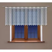 Firany - Firanka gotowa żakardowa 90 x 300 cm biała - miniaturka - grafika 1