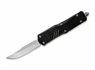 Cobratec Nóż sprężynowy CobraTec OTF Small FS-X Black D2 (06CT018) T 06CT018 - Noże - miniaturka - grafika 1