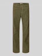 Spodnie męskie - Spodnie sztruksowe o kroju slim fit z mieszanki bawełny - miniaturka - grafika 1