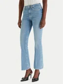 Spodnie damskie - Guess Jeansy W6RA0L D6882 Niebieski - miniaturka - grafika 1