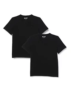 MUSTANG męski T-shirt (2 sztuki), czarny (Black 4142), L - Koszulki męskie - miniaturka - grafika 1