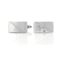 Spinki do mankietów i krawatów - Spinki do mankietów srebrne EM 10 - EM Men's Accessories - miniaturka - grafika 1