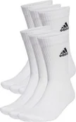 Skarpety termoaktywne - Skarpety adidas Cushioned Sportswear Crew Socks 6 Par białe HT3453 40-42 - miniaturka - grafika 1