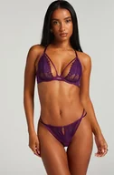 Majtki damskie - Hunkemöller Stringi Cinnamon Fioletowy - miniaturka - grafika 1