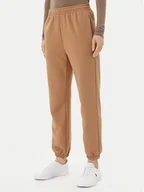 Spodnie sportowe damskie - ViCOLO Spodnie dresowe TD0573 Brązowy Regular Fit - miniaturka - grafika 1