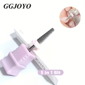 Frezarki do paznokci - TEMU 1 szt. Wymiennej Głowicy do Polerowania Paznokci 5w1 Usuwanie Lakieru, Cięcie Paznokci, Usuwanie Skórek, Usuwanie Nadmiaru Kleju, Wielofunkcyjna - miniaturka - grafika 1