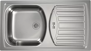 Zlew ALVEUS BASIC 150 (odpływ 60mm) stal SATYNA (1136530) - Zlewozmywaki - miniaturka - grafika 1
