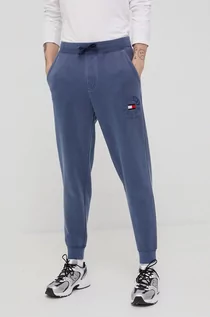 Spodnie męskie - Tommy Jeans spodnie męskie z aplikacją spodnie męskie z aplikacją - grafika 1