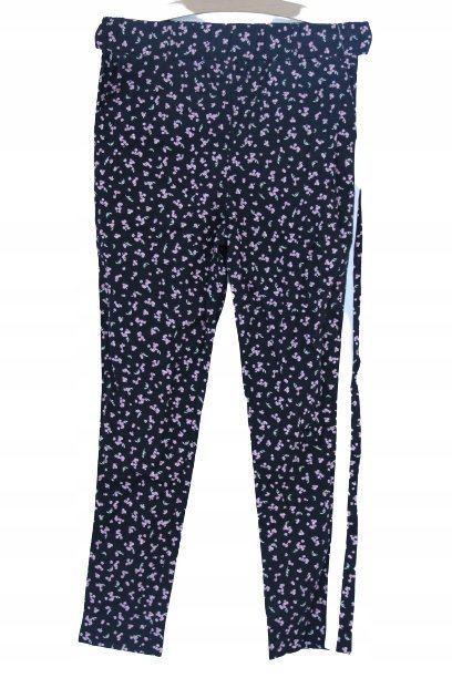 C&A Damskie Spodnie W Kwiaty Lampas 34 1Mis