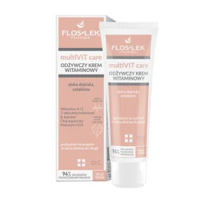 FLOS-LEK A+D+E+K Care Odżywczy krem witaminowy na noc, 50ml - Kremy do twarzy - miniaturka - grafika 1