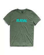 Koszulki męskie - G-STAR RAW Męski t-shirt, zielony (lt Hunter 336-8165), XS - miniaturka - grafika 1