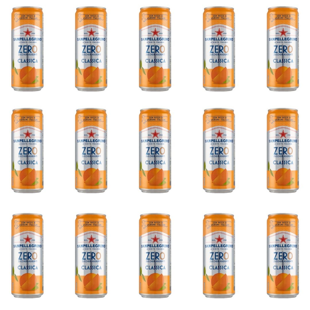San Pellegrino napój gazowany Aranciata Zero 15 x 330ml