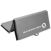 Maty do ćwiczeń - Materac gimnastyczny składany szary 2400x1200x50mm HMS MGS01 - miniaturka - grafika 1